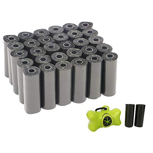 Yommy® Bolsas para excrementos de Perro con dispensador y Clip para Correa (80+2 Rollos, 1200+30 Bolsas)