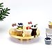 KVMORZE 11.8''Gold Cake Stand, Round Dessert Table Display Holder, Acrylic Cake Tray Serving Platter for Party, Wedding, Birthday, Baby Shower, Anniversary