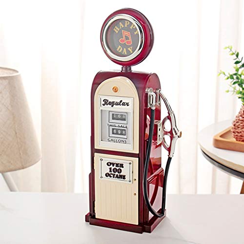 Caja de música mecánica ZAW musicales mecánicos vintage para regalos de cumpleaños decorativos 3