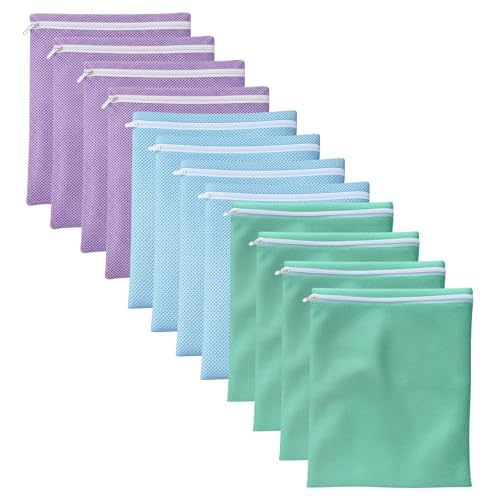 Image of Reusable Vegetable Fridge Bags Of 3 Colors, Lightweight, Washable, Storage For Fruits, Vegetables, Toys, Groceries, Kitchen And Home Organizer (15)