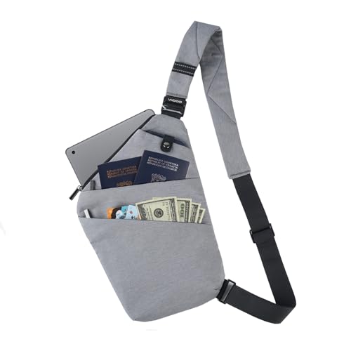 Anti-Theft Crossbody Bags for Women, Shoulder Sling Bag for Men Lightweight Cross Body Purses for Hiking Travel