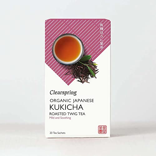 Clearspring - Té Verde Kukicha Orgánico Japonés '20 Bolsitas' - 1 x 36g Cover