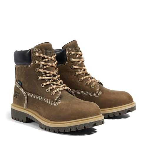 Image of Timberland PRO Women's Direct Attach 6 Inch Steel Safety Toe Insulated Waterproof Industrial Work Boot
