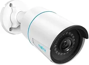 REOLINK Security IP Camera Outdoor, 5MP Home Surveillance Outdoor Indoor PoE Camera, Human/Vehicle Detection, 100Ft IR Night Vision, Work with Smart Home, Up to 256GB Micro SD Card, RLC-510A