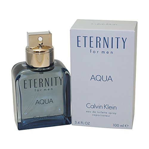 Eternity Aqua Cologne by Calvin Klein for Men. Eau De Toilette Spray 3.