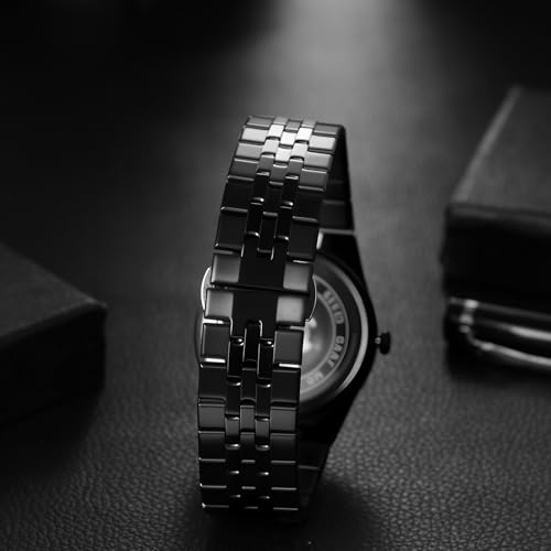 Cadeau d'affaires idéal : montre homme étanche dorée