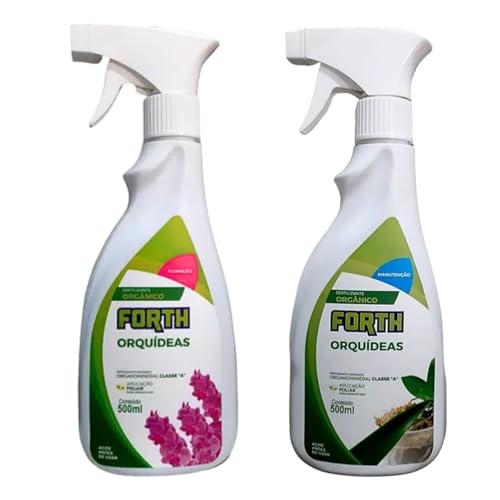 Kit Fertilizantes Forth Orquídeas Manutenção e Floração 500ml Pronto Uso