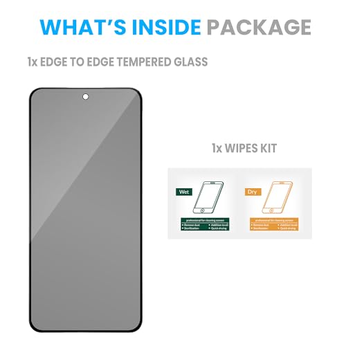 Image of FIRST MART Privacy Tempered Glass for Nothing Phone CMF 2 Pro & Nothing 3A lite | Anti-Spy Screen Protector, Edge-to-Edge 9H Scratch Protection, Case-Friendly, Bubble-Free | Pack of 1