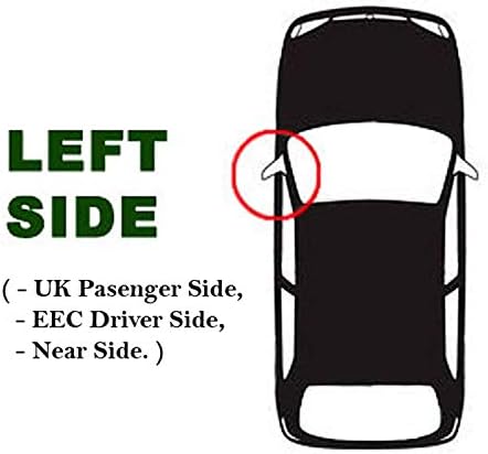 Fits Ford Transit Connect, For 2000 to 2013 Convex Wing Mirror Glass LEFT HAND ( UK Passenger Side )