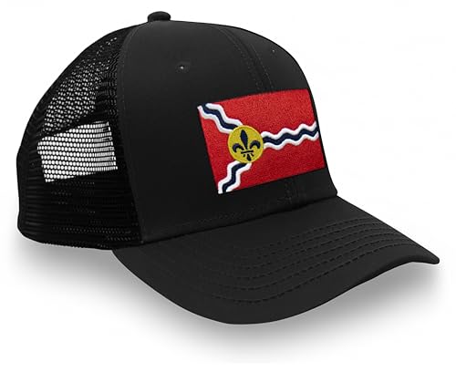 Image of International Tie City Hat for Men and Women, Adjustable Snapback Trucker Baseball Cap with Embroidered Patch