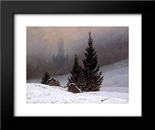 Winter Landscape 18x15 Framed Art Print by Caspar David Friedrich