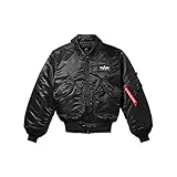 Alpha Cwu 45/P Flight Jacket Large/Black