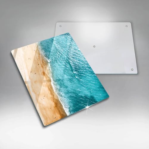 Planche à découper induction Wallfluent plaque cuisson protection 40x52