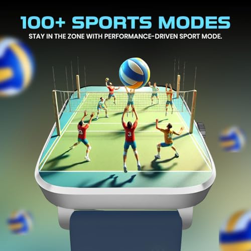 Image of GameSir H9 Smartwatch - Big Display | Bluetooth Calling | Heart Rate & SpO2 Monitor | 100+ Sports Modes | Long Battery | IP68 Waterproof | TFT Display | Design for Men & Women (Dark Blue)