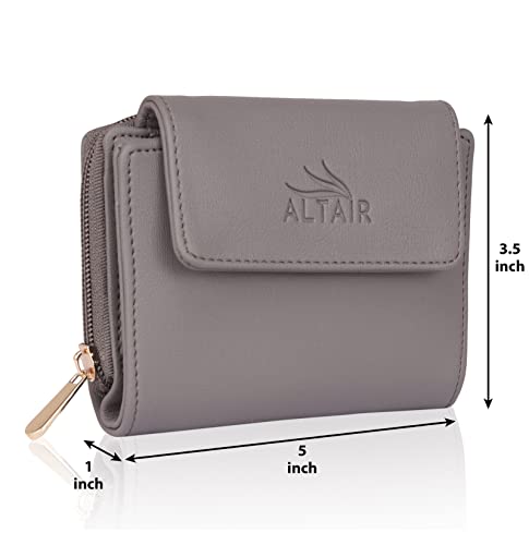 Image of Premium Vegan Leather Women's Wallet | Stylish Durable Clutch Wallet and Lightweight Clutch with Zip Coin Pocket and Card Slot