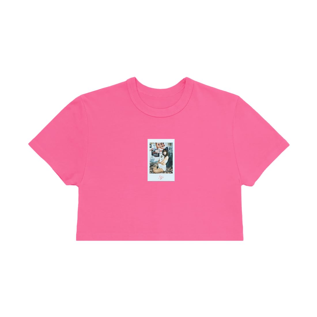 Lisa Women's Official Polaroid Baby T-Shirt, Pink