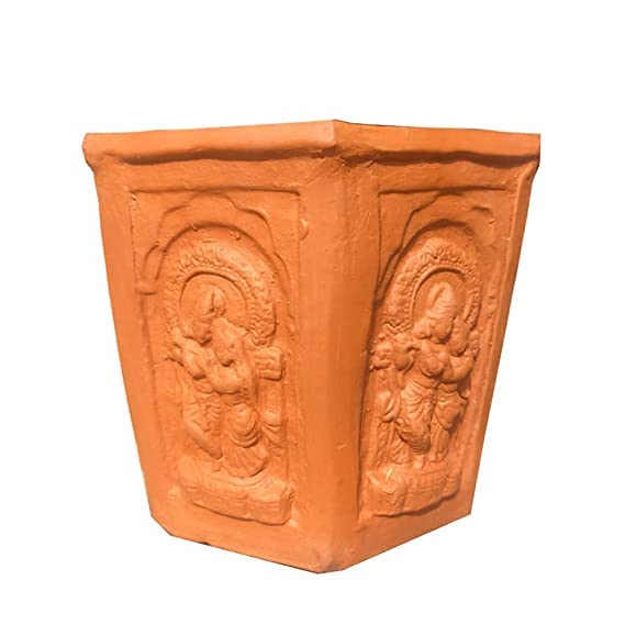 See full amazon price history chart for Handmade 7 inchs Terracotta Radha Krishna Design Gardening Planters Clay Pot Handmade 7 inchs Terracotta Radha Krishna Design Gardening Planters Clay Pot (B0B5B4GH97) Amazon Price History, Amazon Price Tracker