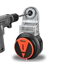 Bohrstaubsammler mit Nivellierwerkzeug, multifunktionaler Staubabsauger Elektronischer Vakuumsaugnapf, Nivellierwerkzeug perfekt zum Aufhängen von Bildern, Malen und Hausrenovierungen