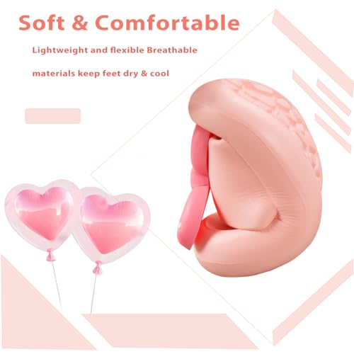 Girls Cloud Bow Slide & Shower Slippers - Non-Slip Slip-On Kids Beach Pool Indoor Outdoor Shoes3