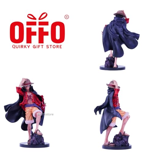 Image of Offo Luffy Wano Arc Action Figure - One Piece Anime PVC Collectible Statue for Home Decor, Office Desk & Study Table | Lightweight Durable Gift for Fans & Collectors