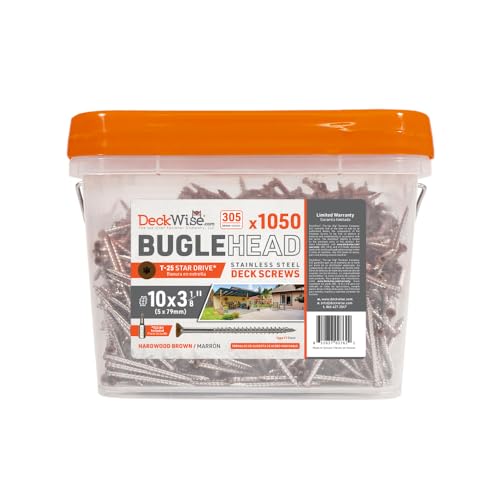 DeckWise 305 SS Bugle Head Screws