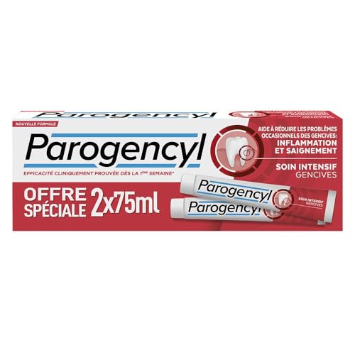 Parogencyl Pasta Dentífrica Para el Cuidado Intensivo de las Encías Juego de 2 x 75 ml