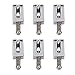 Nuolux Silver Tremolo Bridge Saddles for Electric Guitar 6pcs