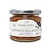 CAMPO D'ORO | CAPONATA DI MELANZANE 180 Gr. 100 % Made in Italy. Ricetta siciliana per antipasto, contorno o piatto unico con Melanzane, Pomodoro, Cipolla, Sedano, Olive e Capperi.