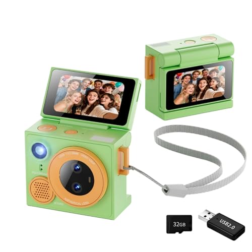 Petite caméra espion avec écran LCD et caméscope de voyage discret 32 Go