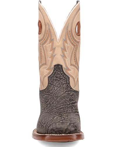 Dan Post Men's Elephant Print Western Boot Broad Square Toe - Dp51844