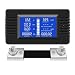 DC Multifunction Battery Monitor Meter,0-200V,0-100A (Widely Applied to 12V/24V/48V RV/Car Battery) LCD Display Digital Current Voltage Solar Power Meter Multimeter Ammeter Voltmeter