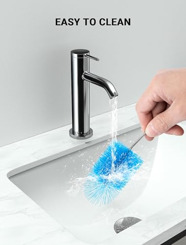 Large Flexible Long Drain Brush Tool, Double Elastic Ended Nylon Cleaner Hose Tube Cleaning Brushes 66\" Stainless Steel & 2 Pcs Straw Cleaning Brush for Kitchen, Sink & Long Pipe Cleaning