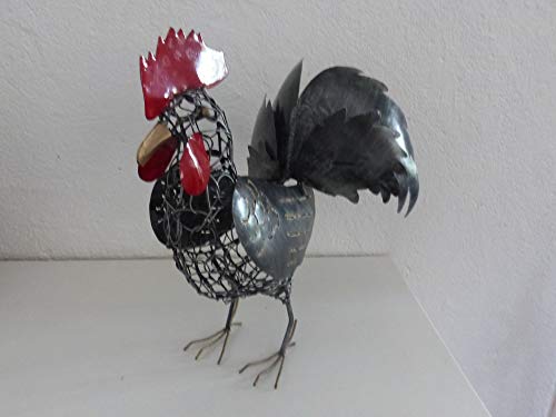 COQ en Acier Verni Anti-Rouille pour Décoration Extérieure Durable sans Entretien - 3