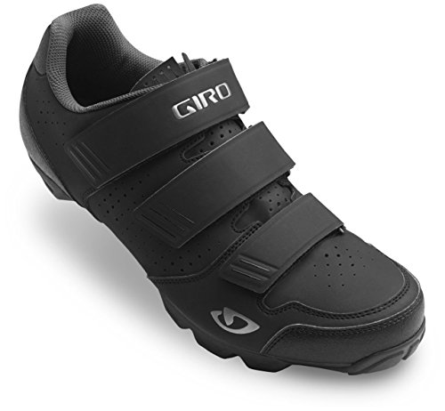 Giro Carbide R Mens Mountain Cycling Shoe − 44, Black/Charcoal (2017)