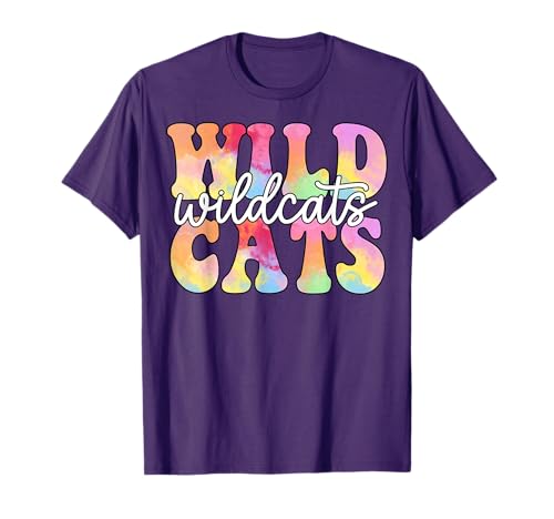 Wildcats School Tie-Dye T-Shirt
