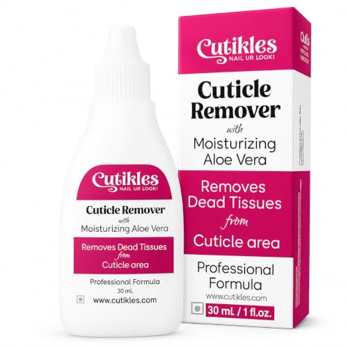 Image of Cuticle Remover Gel. Removes Dead & Overgrown Cuticles. Cuticle softener for nails, instant cuticle remover, No more painful cuticle pushing. Nail Care For Manicure Pedicure - 30ml.