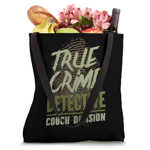 Funny True Crime Mystery Detective Humor Tote Bag miniatura 4