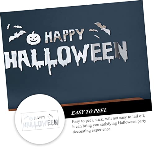 Autocollant halloween pour décorer miroir sans laisser de trace de colle IMIKEYA