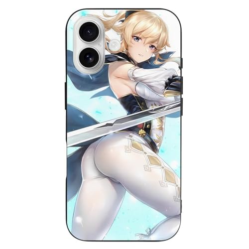 BFLiRuW iPhone 16 �p �P�[�X ���_ �W�� �L�����N�^�[�� �A�C�t�H�� 16 Plus Pro Max 16 E �p �J�o�[ ���ϖh�~ ����~�� �w��h�~ �ϏՌ� �����h�~ �ϋv�� iPhone 16