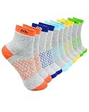 Neska Moda Boys & Girls Pack Of 5 Pair Cotton Ankle Length Socks For 11 To 15 Years (Grey,Yellow,Sky Blue,Orange)-Sk1143, Assorted