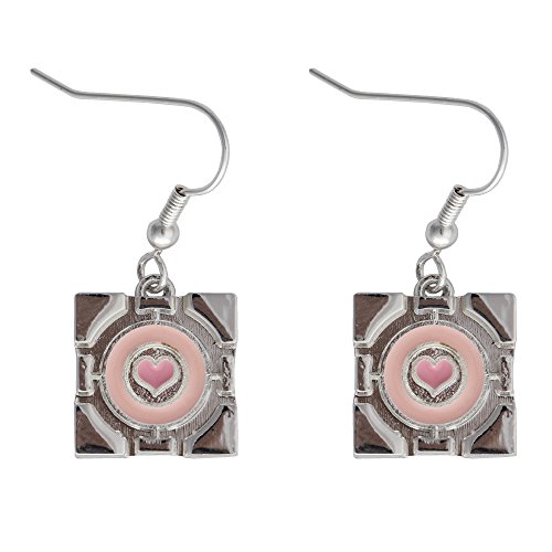 JINX Portal 2 Companion Cube Earrings