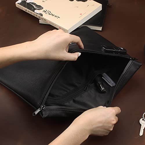 KOSMCCO PU Leather Notary Bag