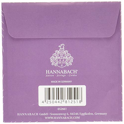Hannabach Classical Guitar Strings Series 900 Medium-High Tension Silver 200 - E1 - 9001MHT