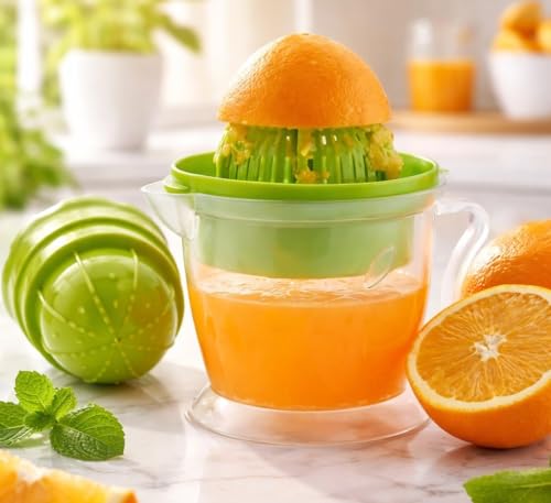 Image of Mini Small Nano 2 in 1 Hand Press Manual Juicer,Fruits Juicer,Fruit Juicer for Orange,Manual Juicer for Fruits,Hand Juicer,Fruit juicer Special for Orange,Lemon,Grapes (PACK-1) |DEV-ENT-P671