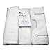 ETE ETMATE Infrared Sauna Blanket, 2 Zone Digital Upgraded Version Zipper Type Professional Detox Silver