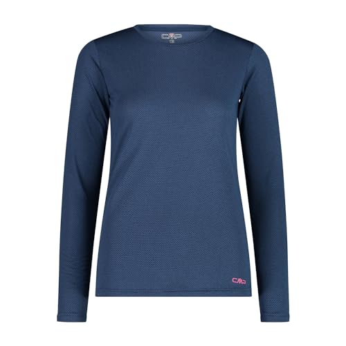 CMP Camiseta para mujer, azul, 44