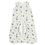 TILLYOU Baby Sleep Sack 6-12 Months TOG 1.5, 100% Cotton Soft Double Zipper Warm Sleeping Sack, Christmas deer
