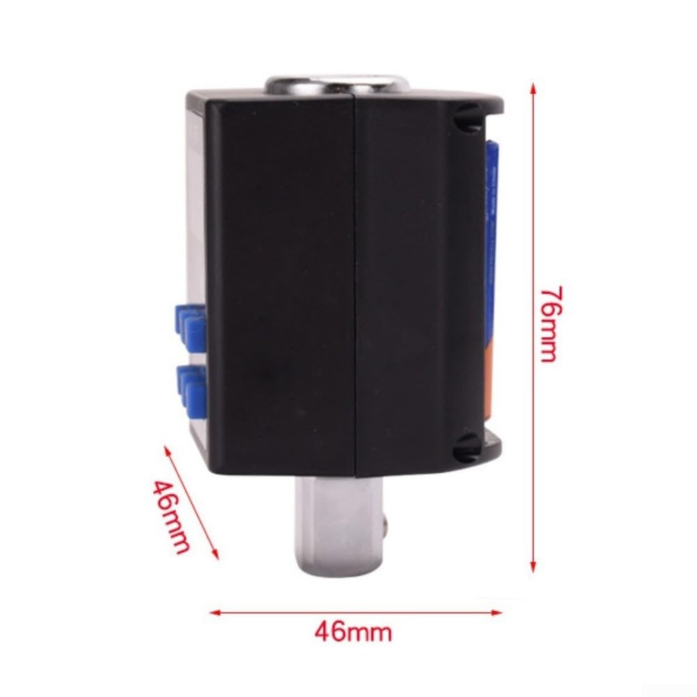 Adaptador Par Digital Metal Plástico 76mm Negro(D)
