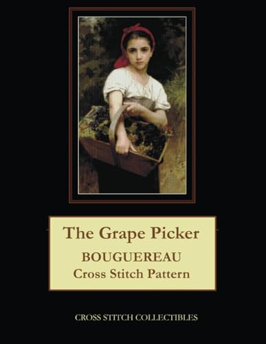 The Grape Picker: Bouguereau Cross Stitch Pattern
