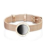 ✔ engmaschiges Edelstahl Armband rosegold in Gürtel Optik für Damen